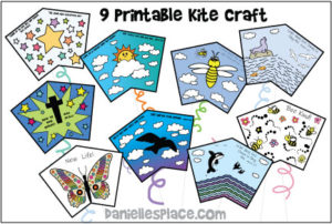 Bible Crafts Children can design their own kites or use one of the ...