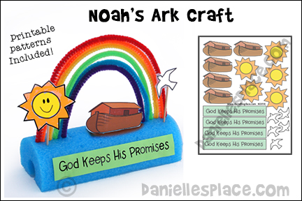 Noah's Art Rainbow Craft