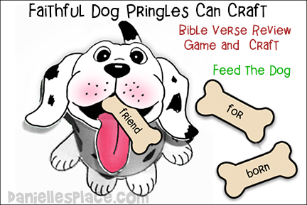 Faithful Dog Pringle's Can Craft