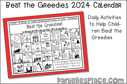 Beat the Greedies Christmas Calendar 2024