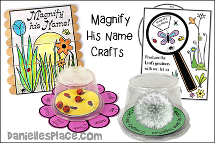 Magnify His Name Crafts and Activities for VBS