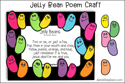 Jelly Bean Poem Bible Craft