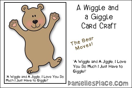 Bear Father's Day or Mother's Day Card Craft