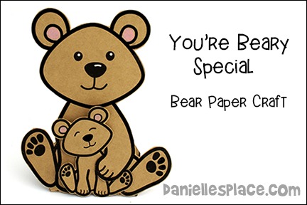 You're Beary Special Card for Mother's Day or Father's Day