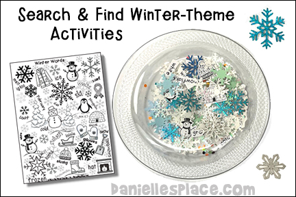Winter-themed Search and Find Activities