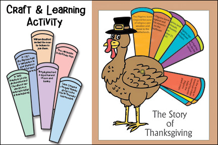 The Story of Thanksgiving Craft and Learning Activity