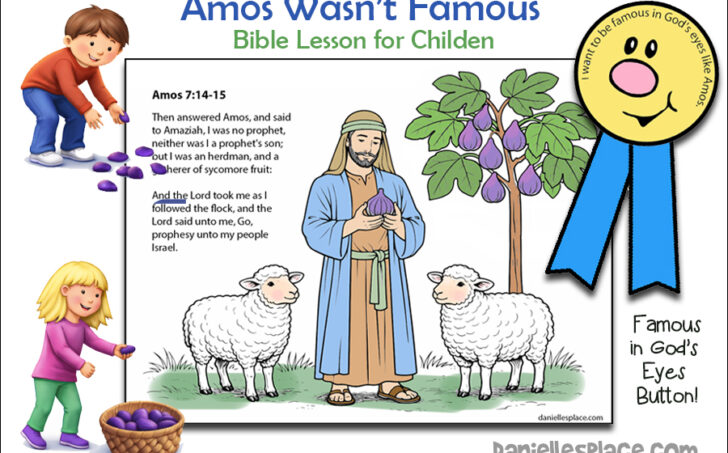 Amos Bible Lesson for Sunday School