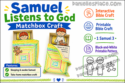 Samuel Listens to God Matchbox Bible Craft