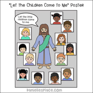 Let the Little Children Come to Me Poster