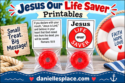 Jesus Our Life Saver Printable Candy Labels