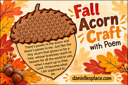 Religious Power in the Acorn Poem Lacing Craft