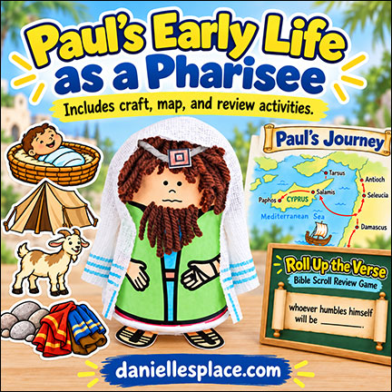 Life of Paul 1 - Paul's Early Life Bible Lesson for Children